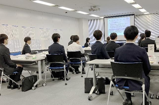 内定者研修の図